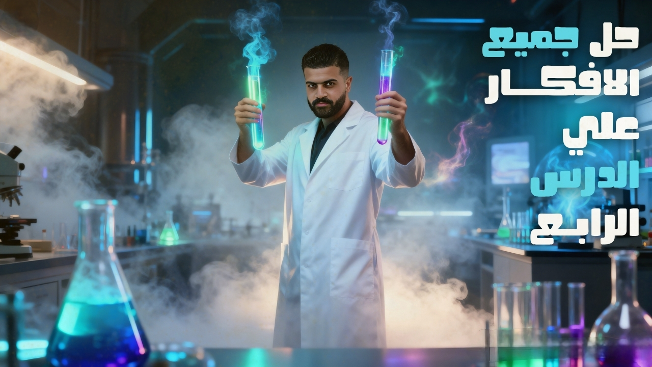 حل تدريبات الدرس الرابع كاملا ف العلوم المتكاملة