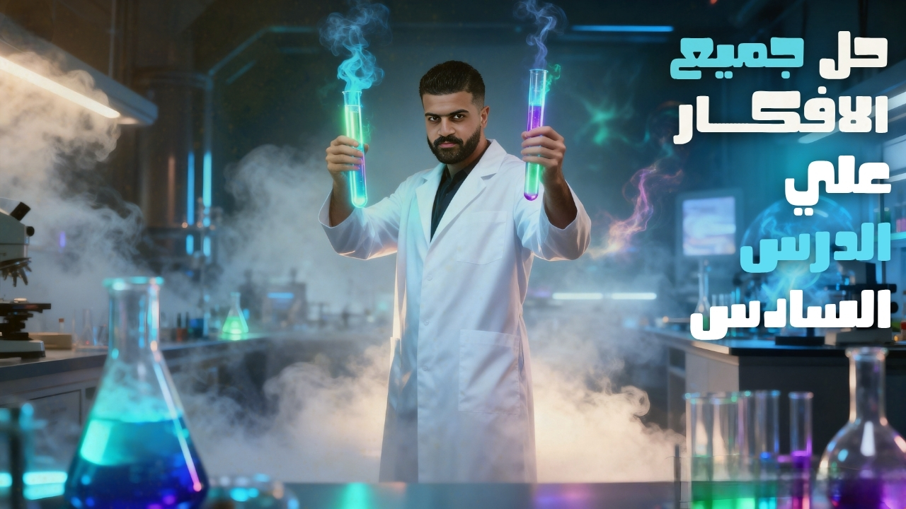 تدريبات الدرس السادس كاملا